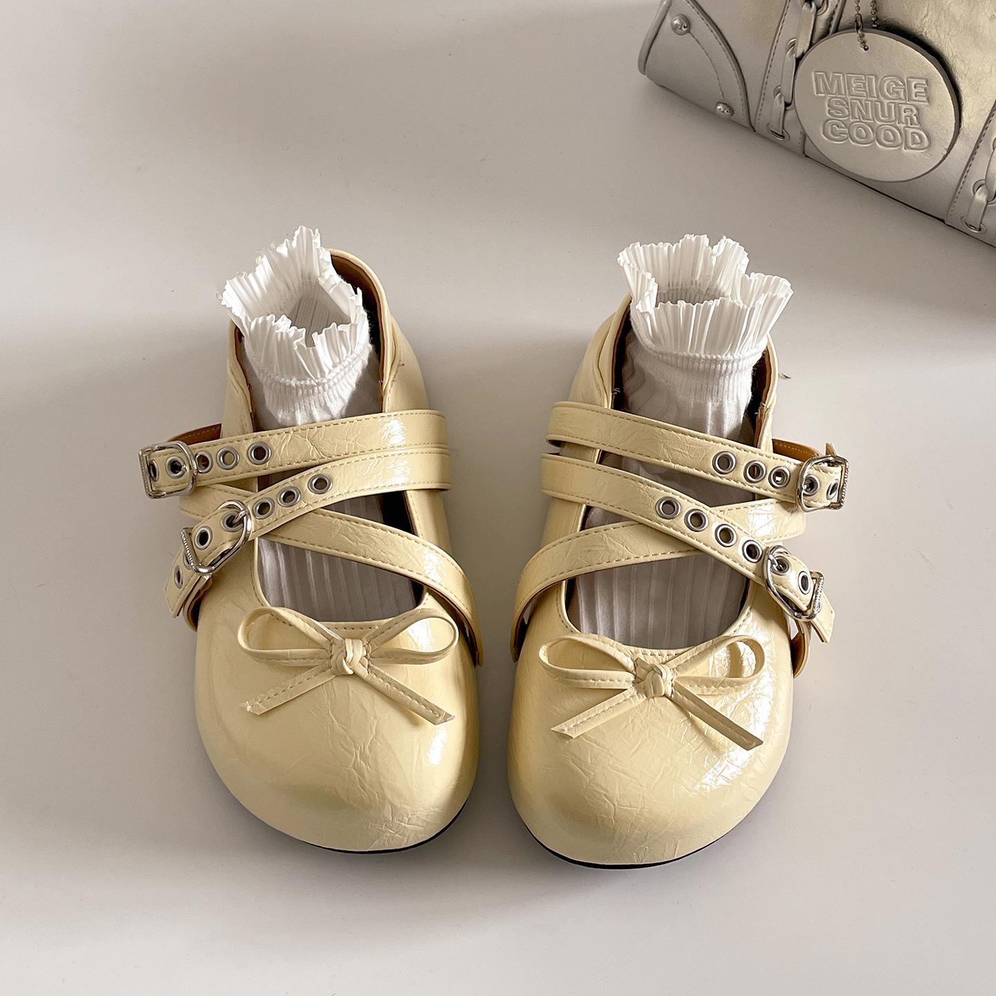 

Ретро Обувь на скрытой платформе с мелким вырезом Новая обувь на мягкой подошве 40 жёлтый