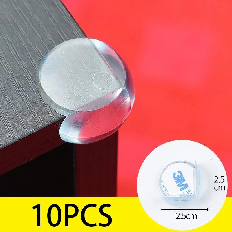 4/12PCS Transparent Anti Collision Angle PVC Pad Child Safety Corner Guard Baby Collision Proof Protector Table Corner