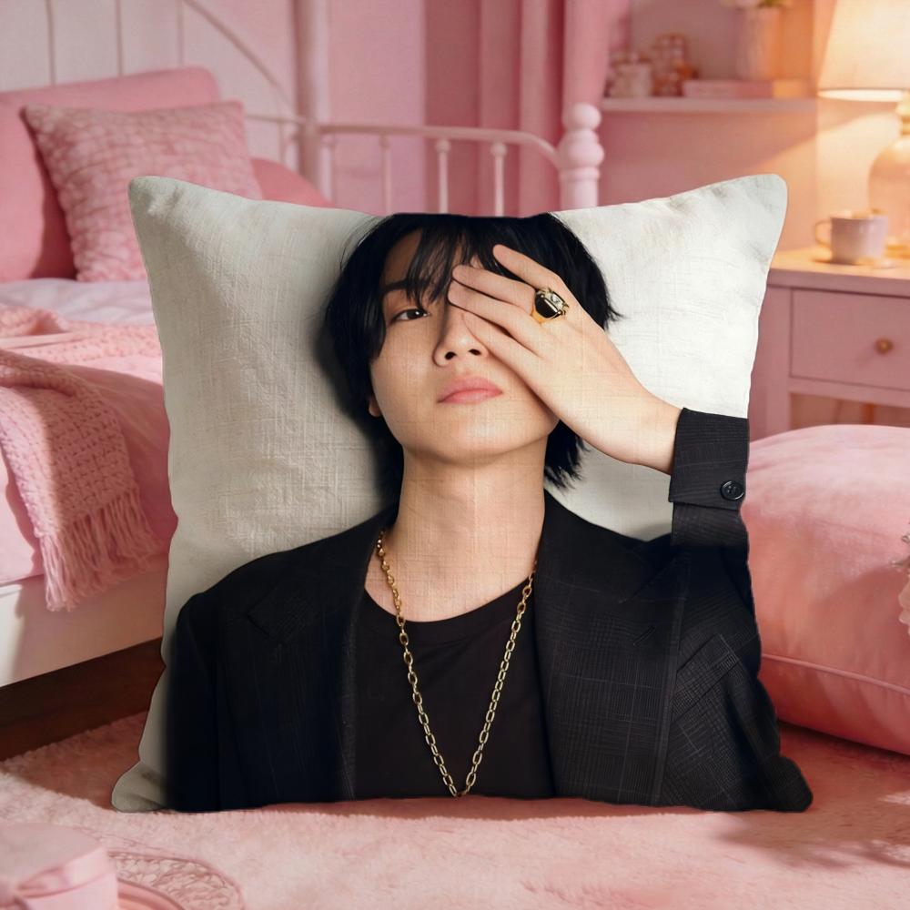 Sakurada Dori Actor Cushion Cover Premium Comfort Reversible Pillow Cove Two In One Design For Any Room Car Interior