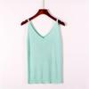 Glänzendes Pailletten-Strick-Camisole-Westen-Top für Damen