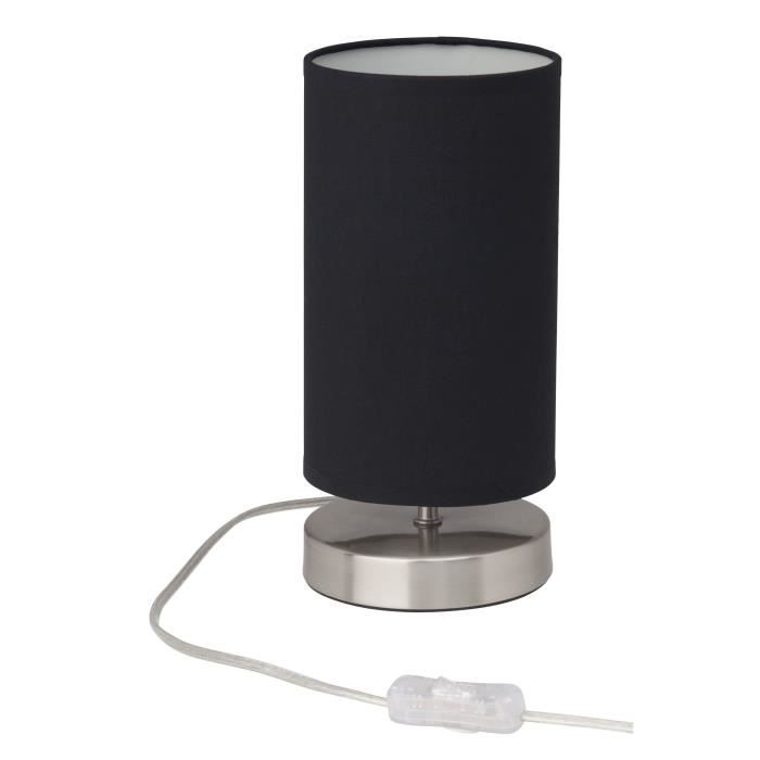 Lampe À Poser - BRILLIANT - Clarie - Noir - 1 Ampoule - Intérieur - Electrique