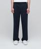 Lightweight Wide Hidden Banding Slacks [Navy]