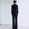 AD Women's High-End Autumn/Winter Business Suit - Luxury Chinese Style Two-Piece Formal Set
