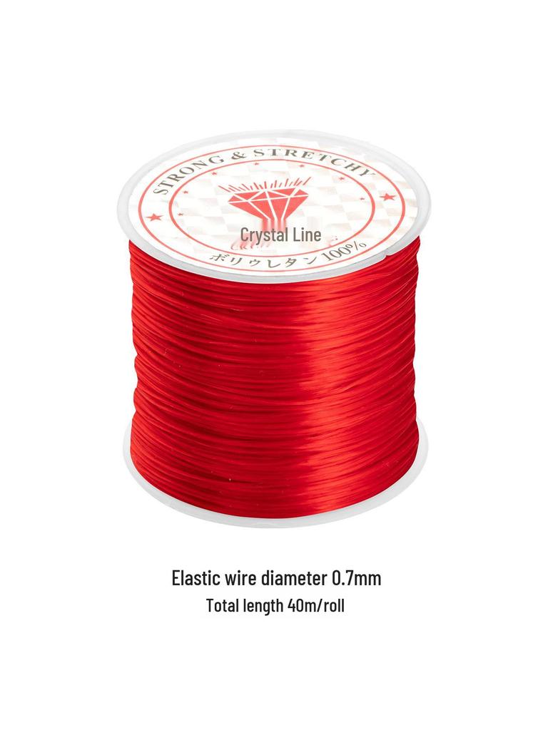 Przezroczysta żyłka nylonowa do wędkowania i tworzenia biżuterii DIY - Nierozciągliwa jedwab kryształowy