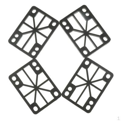 4 szt. Podkładki amortyzujące do deskorolki longboard 4 mm lub 8 mm Podwyższenie traków