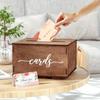Wooden Party Card Box - Used for Wedding Banquet Invitation Card Storage Box Valentine's Day Mother's Day Card Storage