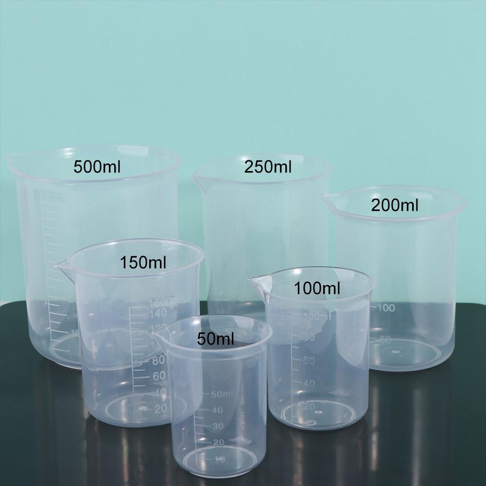 Thickened Stackable for Kitchen Laboratory Test Beaker Mixing Cups Graduated Cylinder Measuring Cup