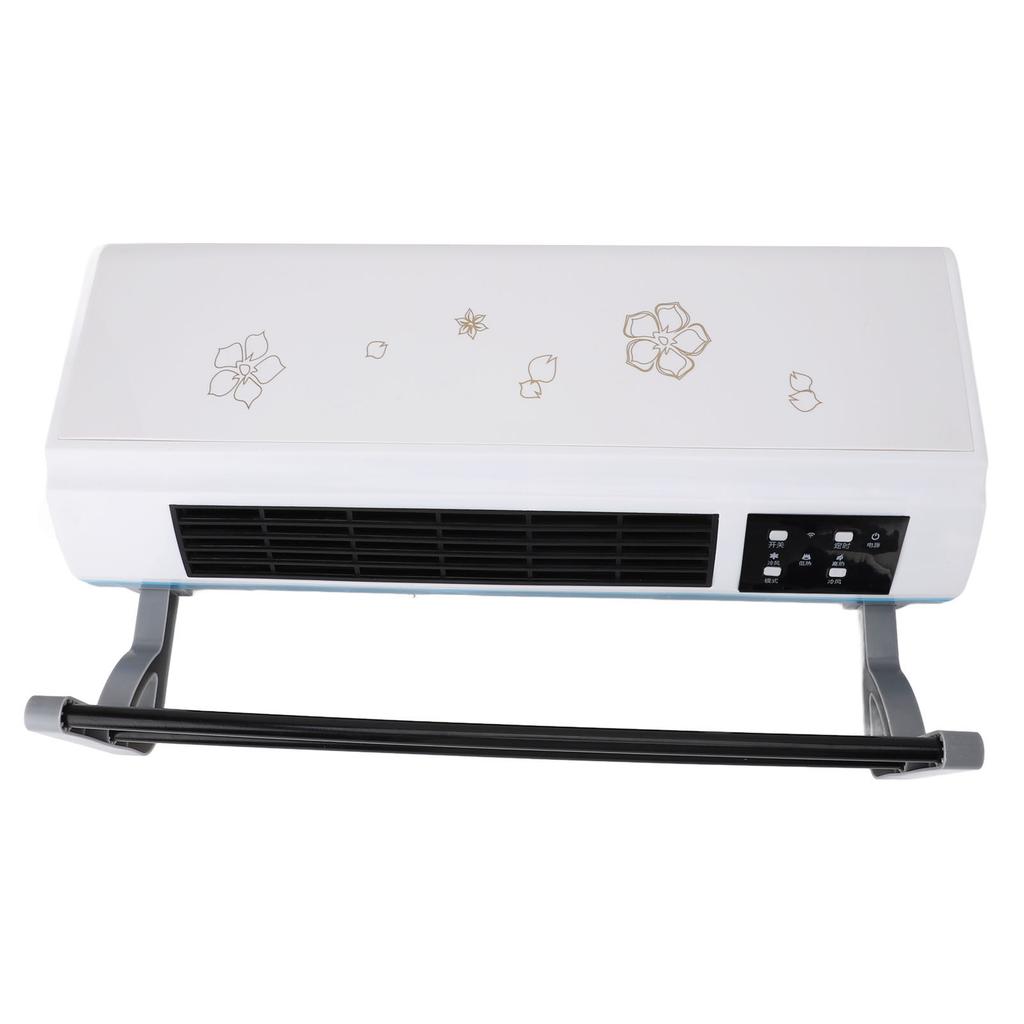Wall Heater Waterproof Nature Warm Wind Auto Constant Temp Electric Air Heater with Remote for