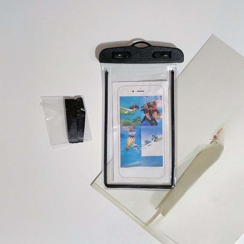 Univerzální vodotěsné pouzdro na telefon pro plavání, potápění, podvodní fotografování, utěsněné poutko, ochrana proti ztrátě, úložná taška, organizace