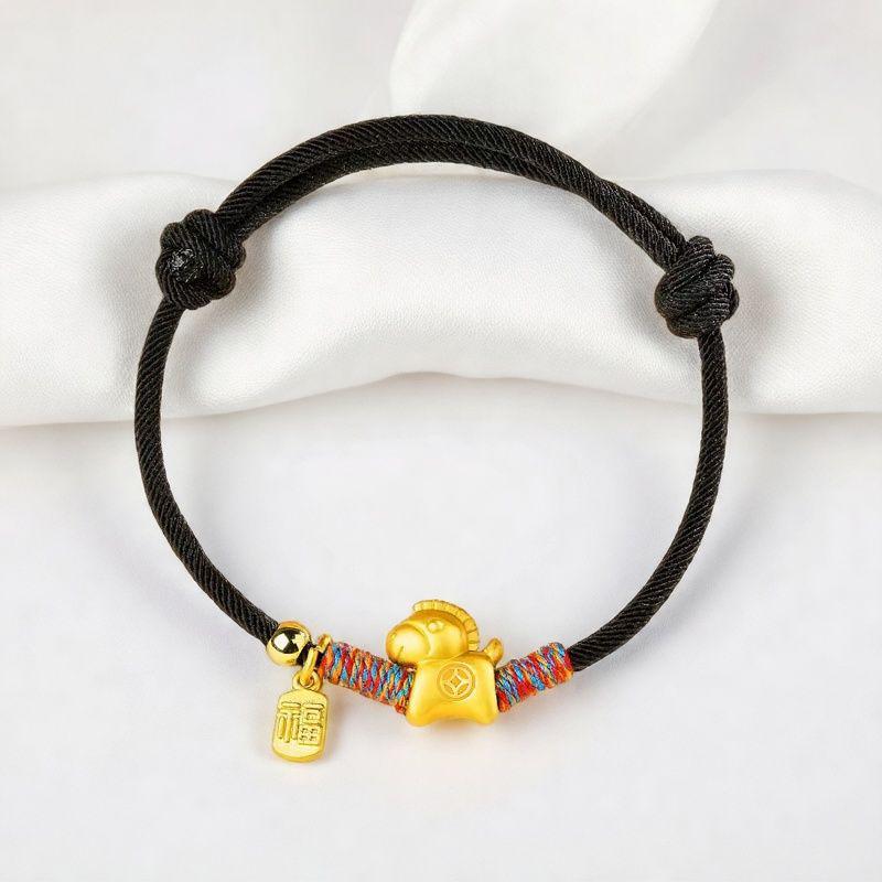 

Браслет Красная Нить Года Дракона 2026: Плетеная веревка на руку для мужчин и женщин - Привлекайте богатство и удачу вдвоем