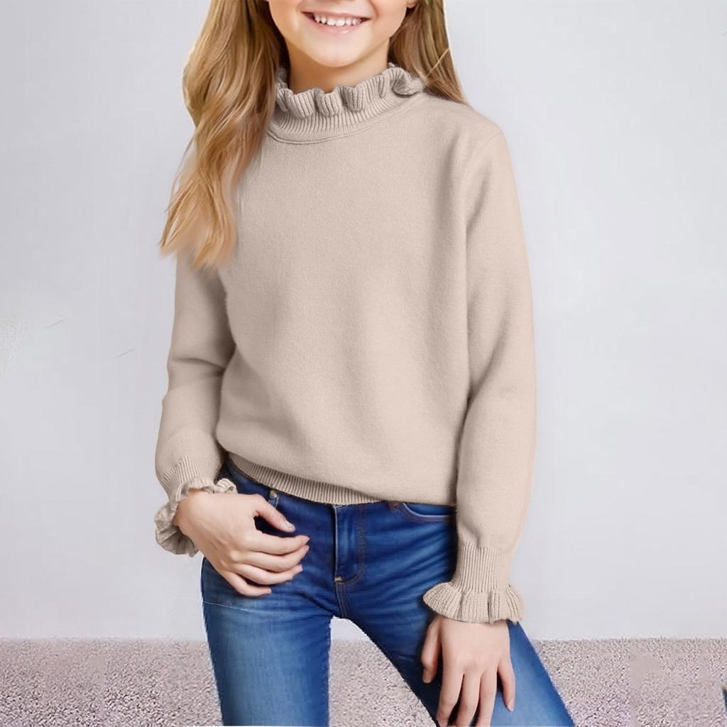 Children's Fashion Casual Cardigan Knitted Long Sleeve  Top