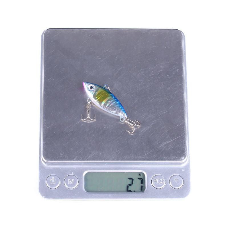 Mini Freshwater VIBLure Bait - Sound Beads Equipped Bionic Micro Lure Hard Plastic Fake Bait for Fishing