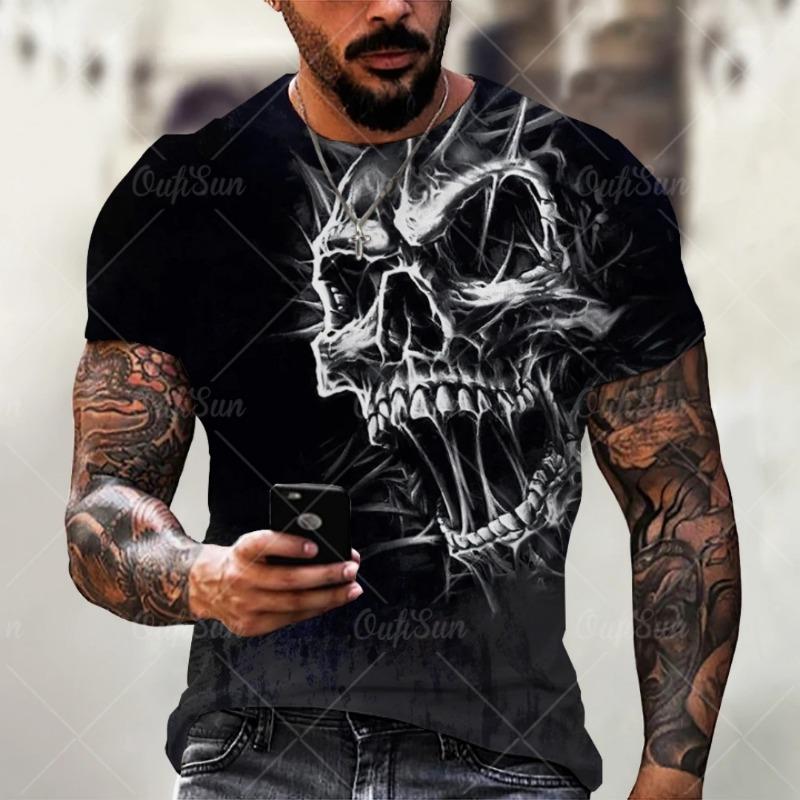 New Fashion Men's and Women's T shirt 3D HD Print Optical Illusion Pattern T-shirt Street Style Unisex Fashion