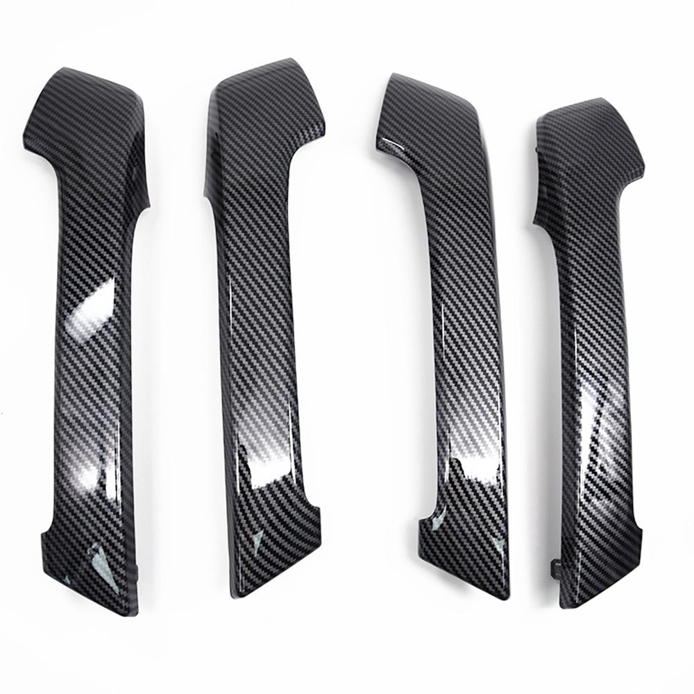 Carbon Fiber Style Door Handle Cover For Toyota Land Cruiser Prado 150 LC150 10-