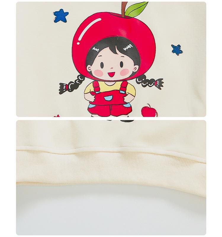 Girls' Plaid Pants Set - Spring/Autumn 2025 Collection - Trendy Apple Design Outfit