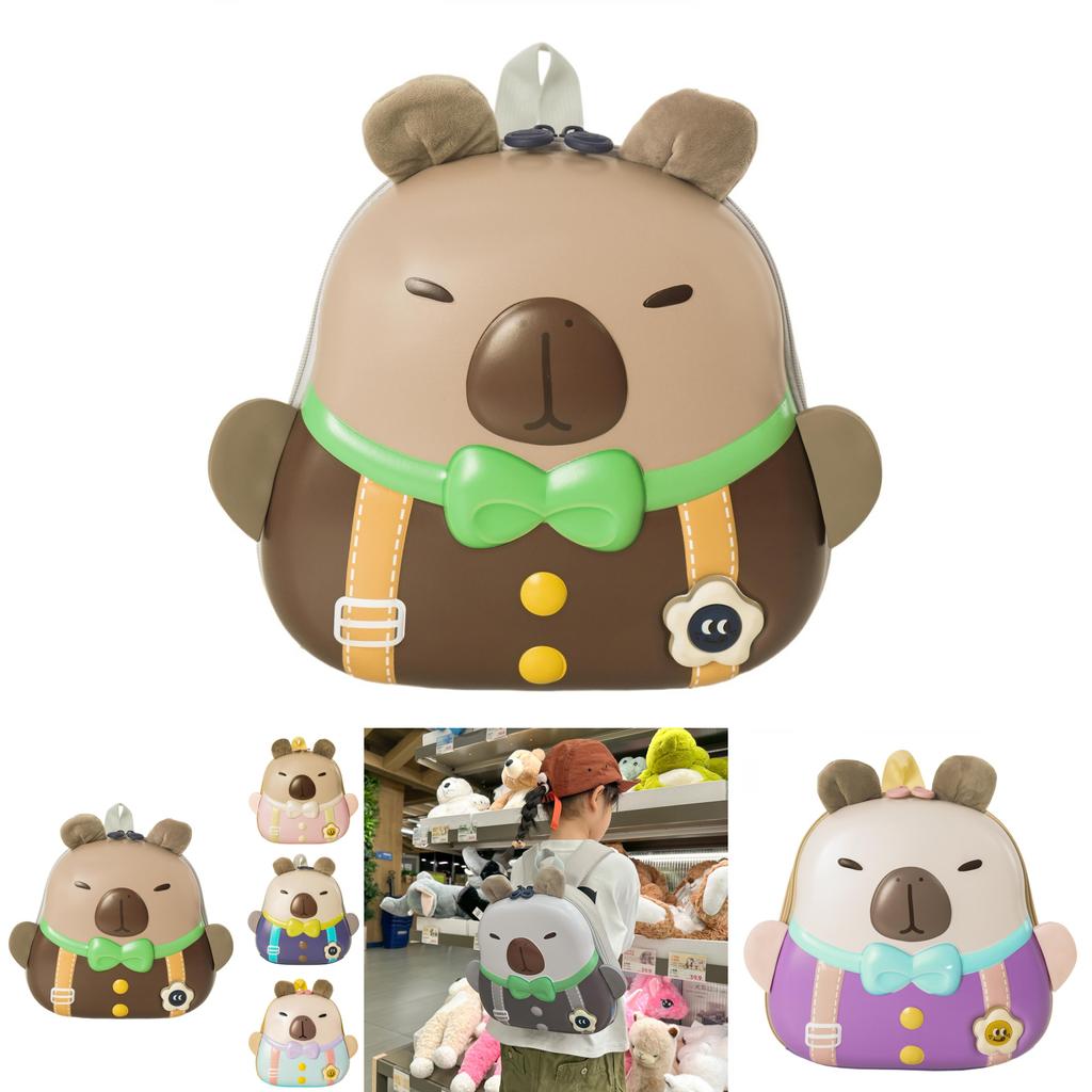 Kindergarten Friendly Capybara Backpack With Breathable Eva For Small Children Learning Playing