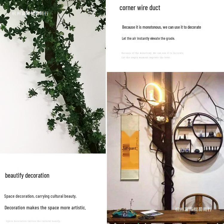 Bark Pipe Wrap: Indoor/Outdoor Fake Tree Wall Sticker & Column Cover