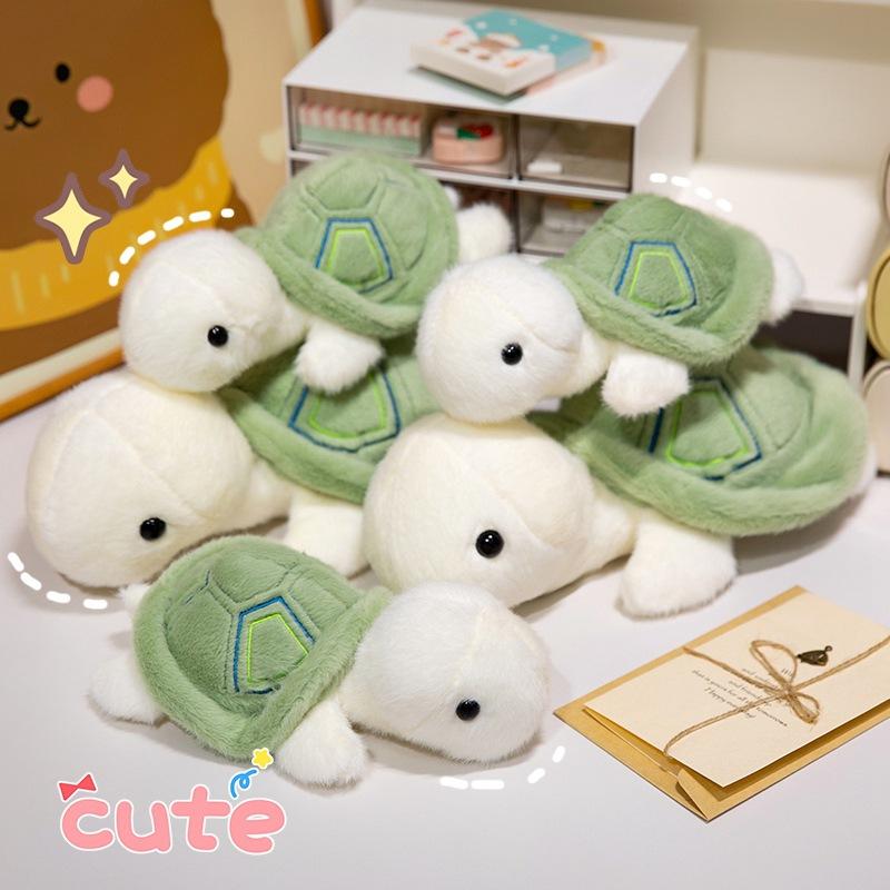 New Cute Little Turtle Simulated Plush Toy Turtle Pendant Game Gift Children's Doll Gift