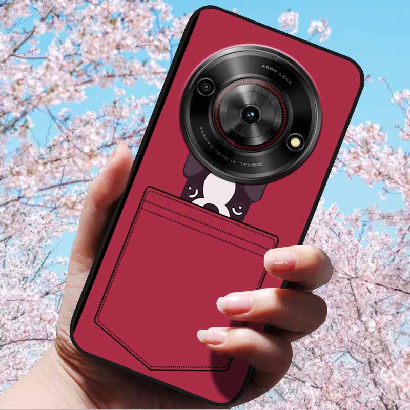 For ZTE Blade A75 5G 6.6" Cases 3D Relief Flower Soft Silicone Luxury Cover for ZTE Blade A75 5G 3D Phone Cases ZTE Blade Z2357N