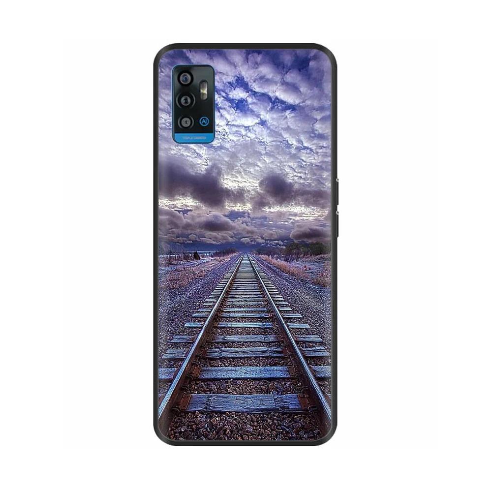 For ZTE Blade A51 Case BladeA71 Stylish Painted Silicone Soft Protector Back Cover For ZTE Blade A71 A7030 BladeA51 Phone Cases