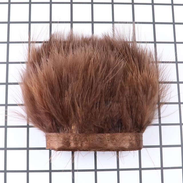 1Meter Fluffy Turkey Feathers Trim Ribbon 8-10Cm Marabou Feather For Craft Fringe Sewing Wedding Party Clothing Dress Decoration