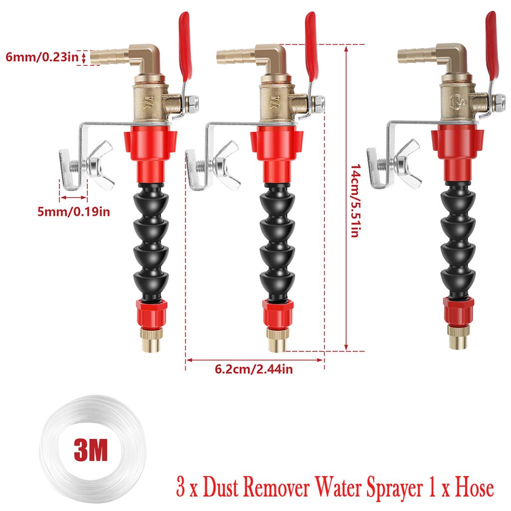 Dust Remover Water Sprayer for Cuttin Angle Grinder Dust Collector Water Sprayer Coolant Mist Nozzle with Hose