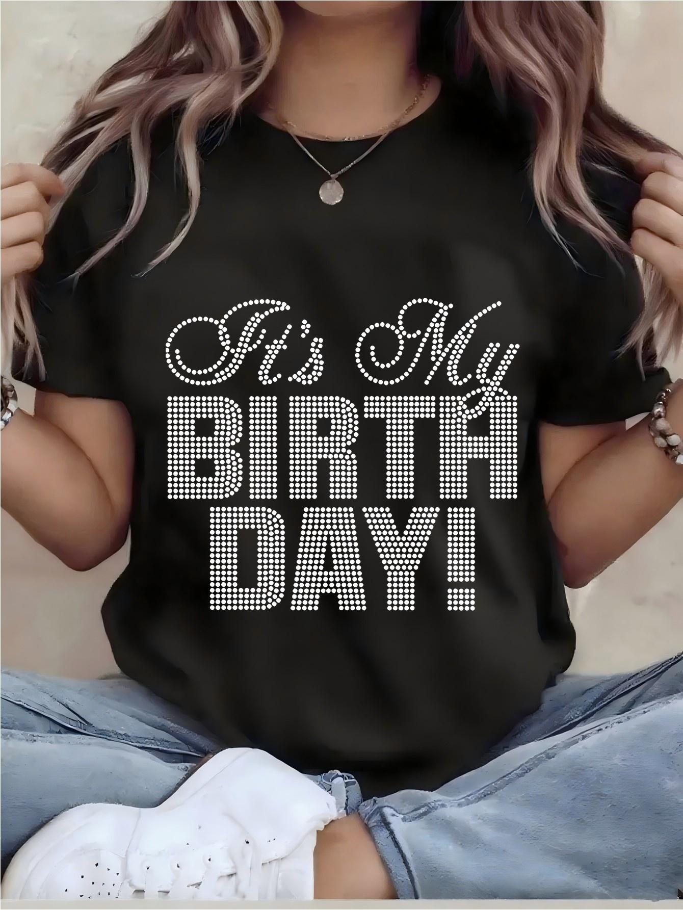 

T-shirt - Women s Fun Printed T-shirt - Casual Short-sleeved Round-neck Loose-fitting Top, Machine Washable for All-season Comfort, 4XL чорний