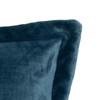 Coussin "Cuddly" 38 x 58 cm et 53 x 53 cm flanelle 550 g - Cuddly Bleu Egéen - Coussin 53 x 53 cm