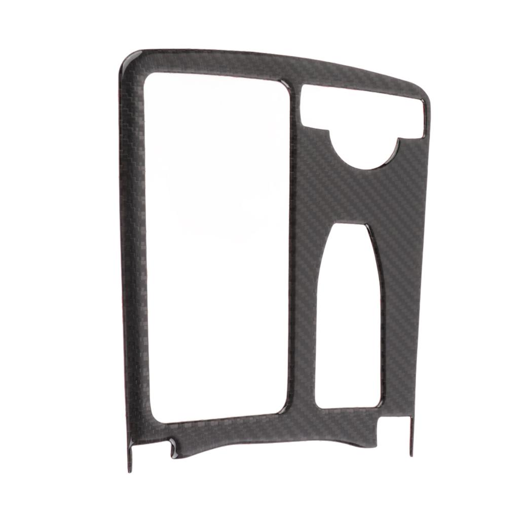 Carbon Fiber Water Cup Holder Trim Cover Fit for C Class W204 07 13