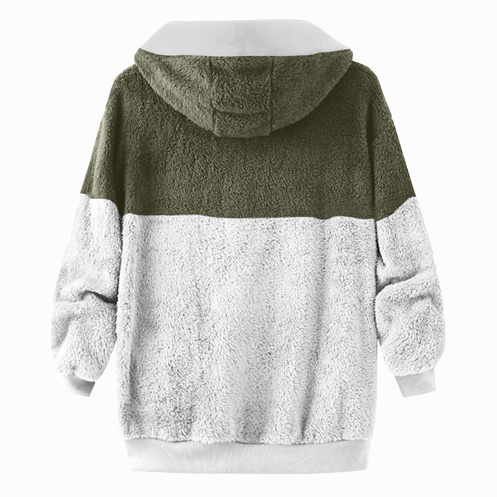 Men's Personalized Casual Printing Long Sleeve Zipper Sweater Thick Cotton Suit Winter