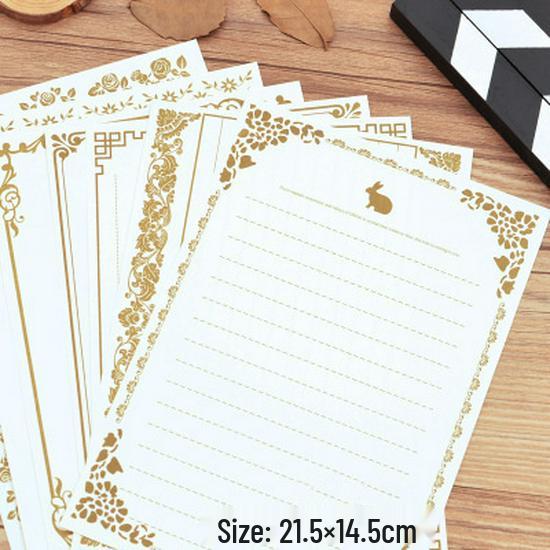 Retro sada papírnictví s dřevěným vzorem: Milostný dopis, Pohlednice, Pozvánka, Přání s úložným sáčkem a pečetním voskem