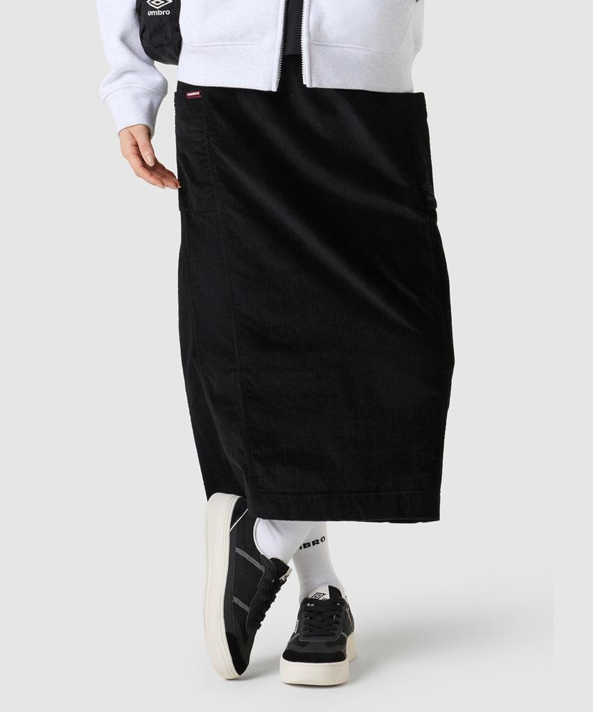 UMBRO Corduroy Women'S Skirt Black Uq322Csk91