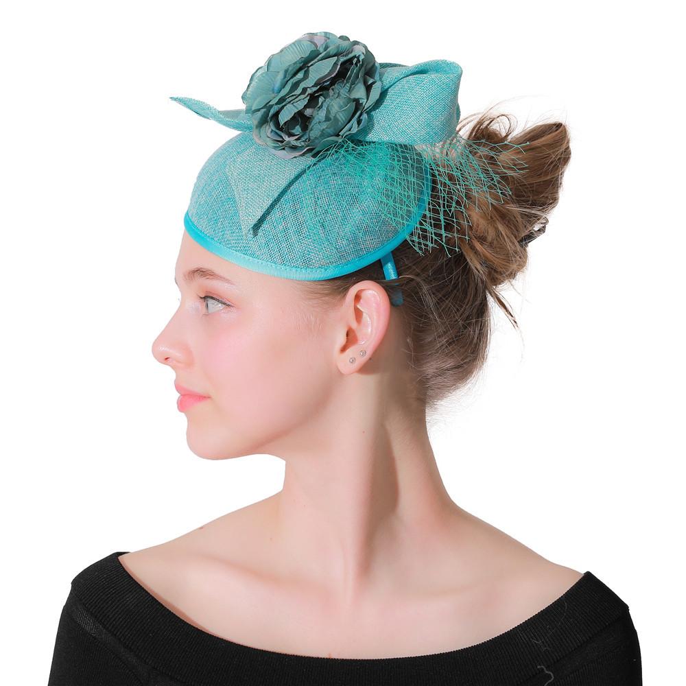 High-End British Afternoon Tea Mesh Top Hat Dinner Party Head Flower Bride Wedding Retro Headgear Studio