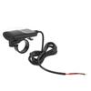 Motorcycle Cell Phone Charger Fast Charging Safe with Rearview Mirror Mount Wide Compatibility Motorcycle Dual USB A C