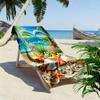 Heart-Shaped Ocean Scene with Starfish Beach towel quick-drying for travel outdoor sports jogging beach and swimming