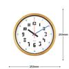 El Commune Bauhaus Fonts Wall Clock Joschmi Blue WCL-003