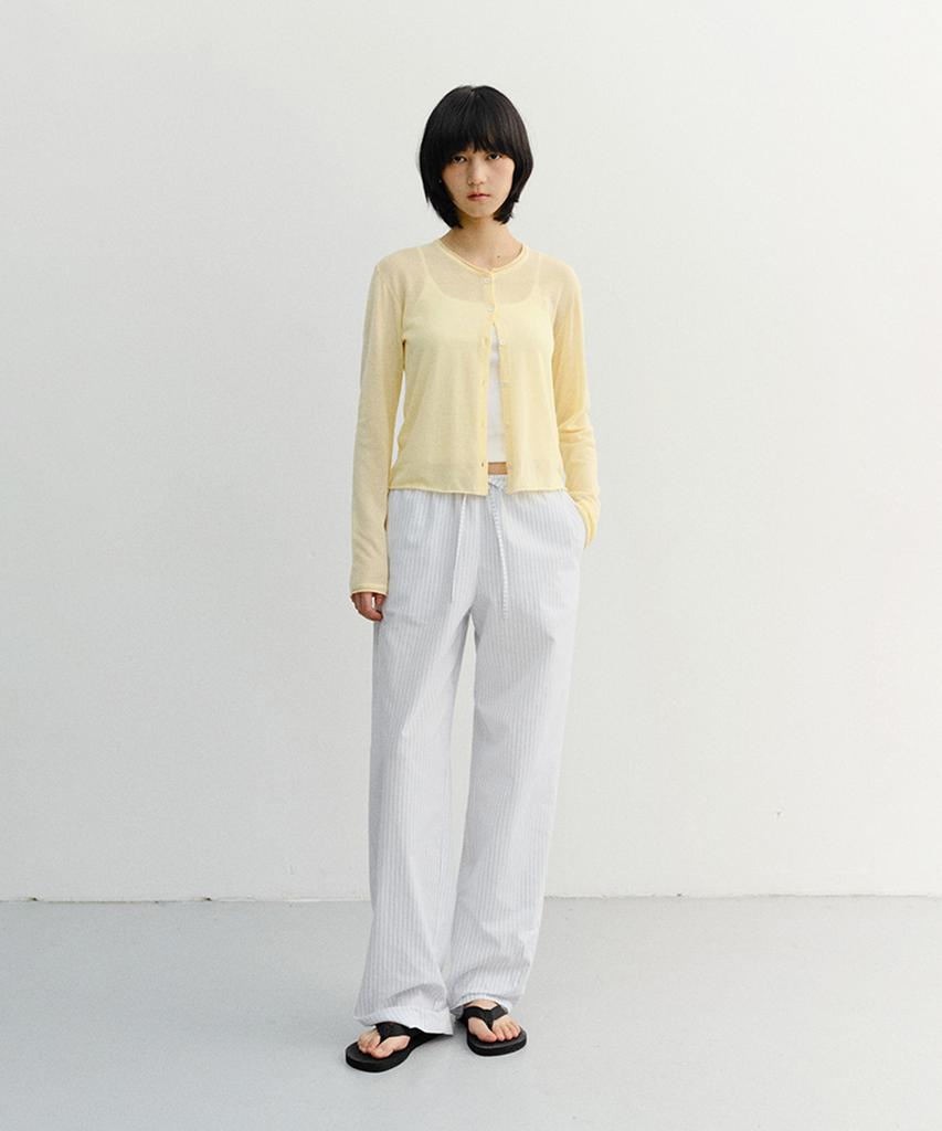 Deonseuteu Pajama String Pants_Udpa6B222_White Stripe