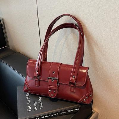 Large-capacity Retro Bag Women's Autumn and Winter Versatile New Niche Shoulder Underarm Bag Work Commuter Bag