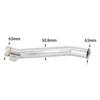 For Husqvarna 701 Svartpilen 2019 2020 For KTM DUKE 690 2013-19 Escape Slip-on Motorcycle Exhaust Mid Link Pipe 51MM Slip-on