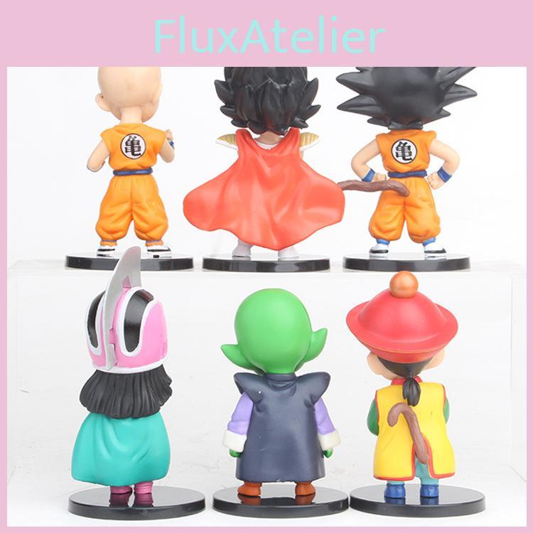 Dragon Ball Action Figures Collectible Pvc Models Cute Youth Goku Krillin Chi-chi Blind Box Car Dashboard Ornaments