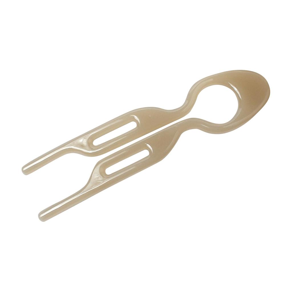 Forcina ondulata americana a forma di U per donne con capelli raccolti sulla parte posteriore della testa, forcina per capelli versatile