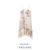 Kaslead New Women Clothes Western Style Simple Embroidery Accessories Asymmetric Dress 5107079 330