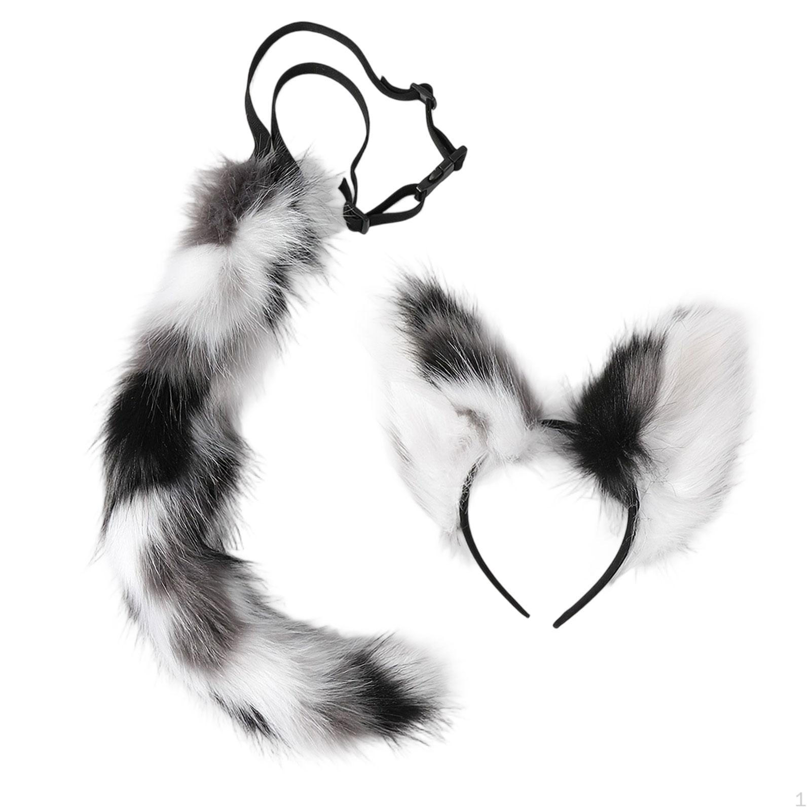 

and Tail Set Cosplay Supplies for Holiday Stage Performance Night Club
