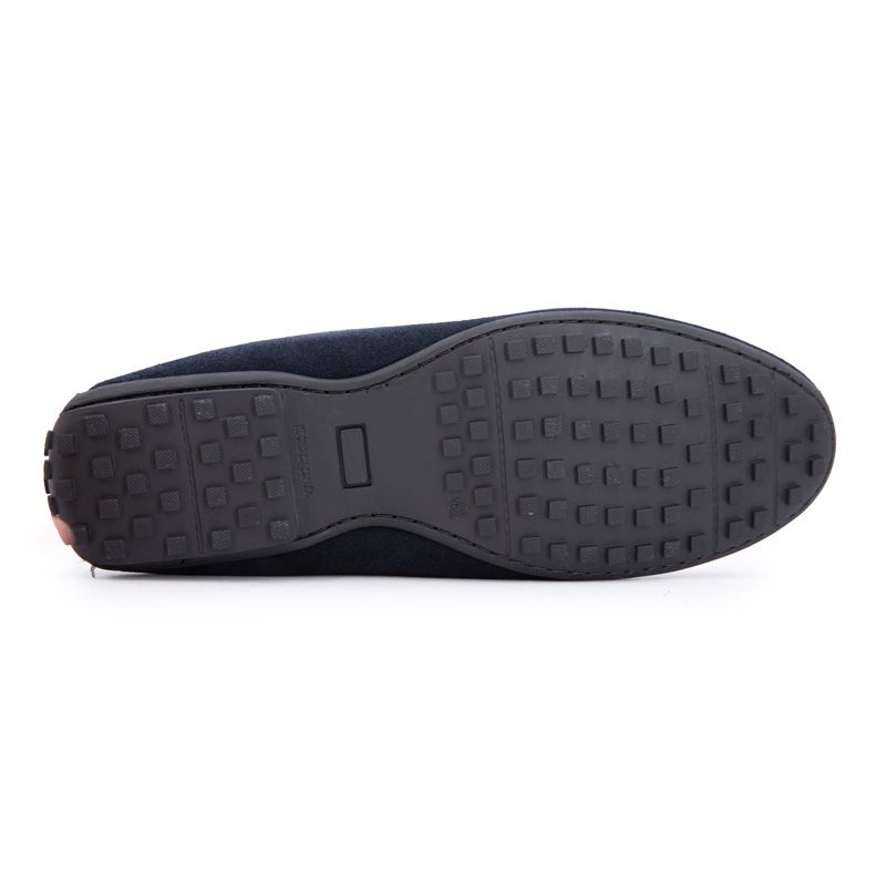 Suede Moccasins with Metal Detail Men PIERRE CARDIN