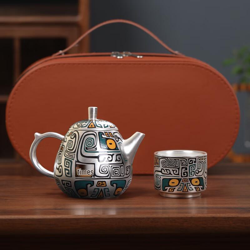

Portable Silver Kung Fu Tea Set