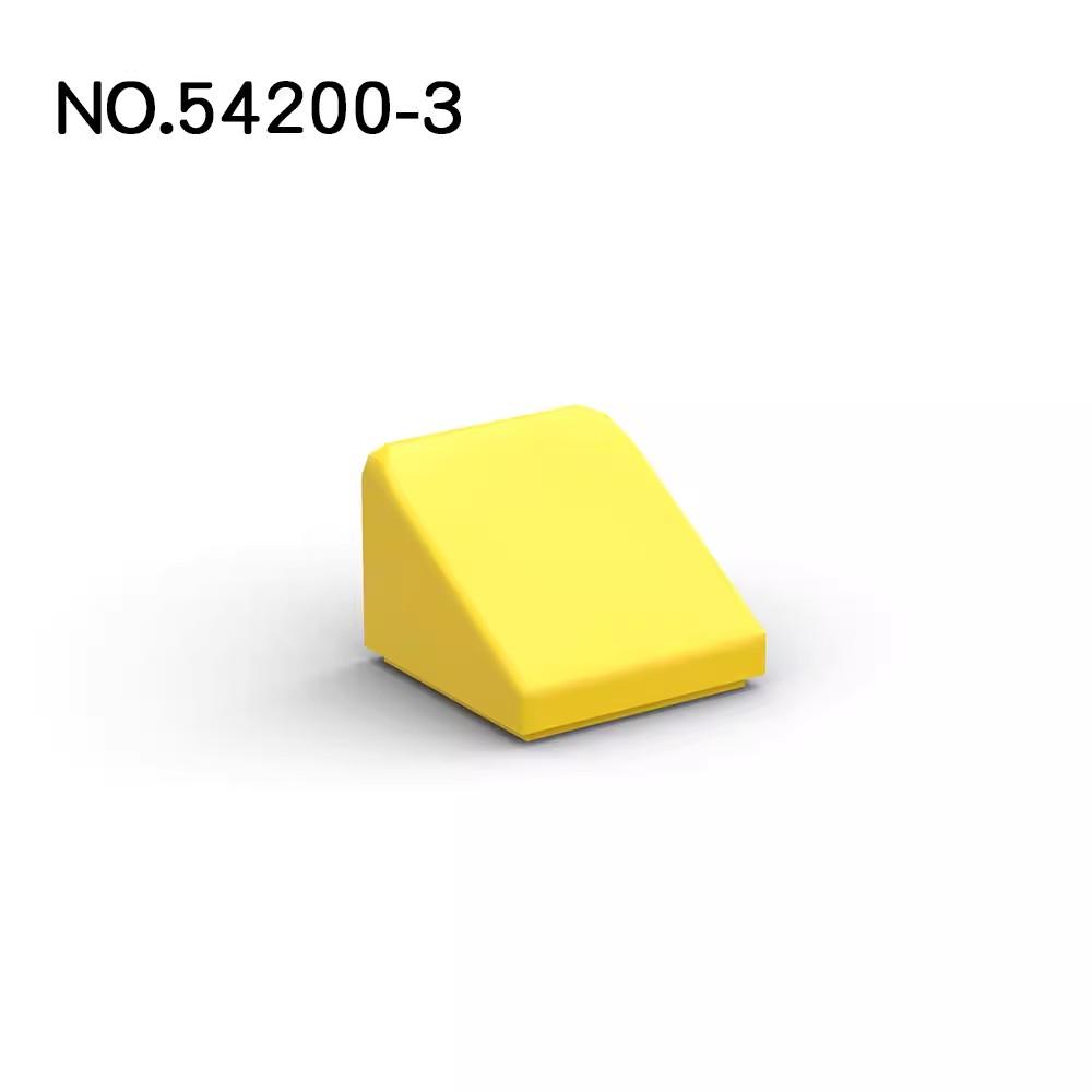 50Pcs MOC 54200 Slope 30° 1 x 1 x 2/3 Brick Changeover Catch ideal for High-tech Construction Bricks Parts Tech Parts Toy DO IT YOURSELF Learning