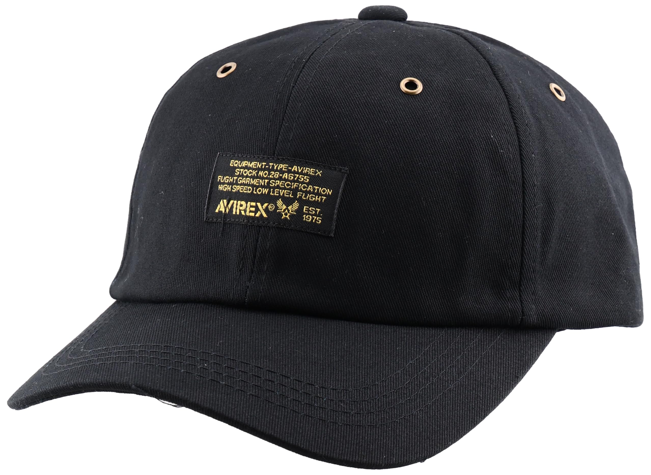 

Avirex FRONTNAME Low Cap Baseball 14492900 Cap, Black,