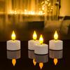 PChero Rechargeable LED Candles with Timer, Flameless LED Tea Lights, USB Rechargeable Candle Lights, Energy-Saving, 12-Piece Set, Perfect for Indoor