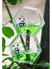 Clessidra a Goccia d'Olio Panda: Timer da Scrivania Creativo, Antistress, Regalo per Bambini per la Calma Emotiva.