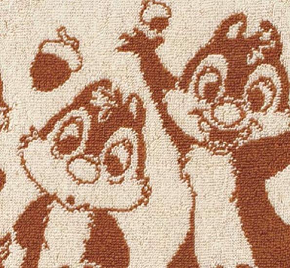 Marushin Hand Disney Chip 25 x 25 Enjoy 2005104100 Towel, & Dale, cm, Face,